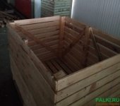 Деревянный контейнер для овощей 1200*1600 Н 1200 мм.